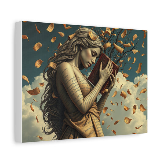 Emotional Art Canvas, Inspirational Decor, Home Wall Art, Literary Gift, Motivational Print, Thoughtful Decor