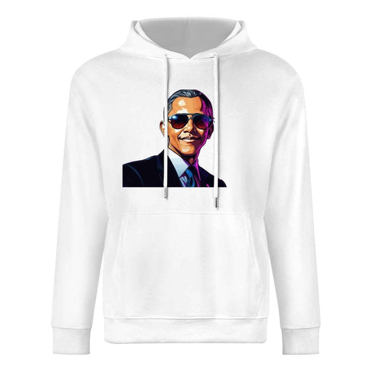 Men's Hoodie "Obama" Crown Co. 👑 Comfortable Cotton Design Streetwear