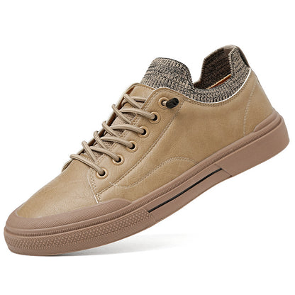 Men's Casual Leather Soft Sole Breathable Bean Shoes - Munsieur