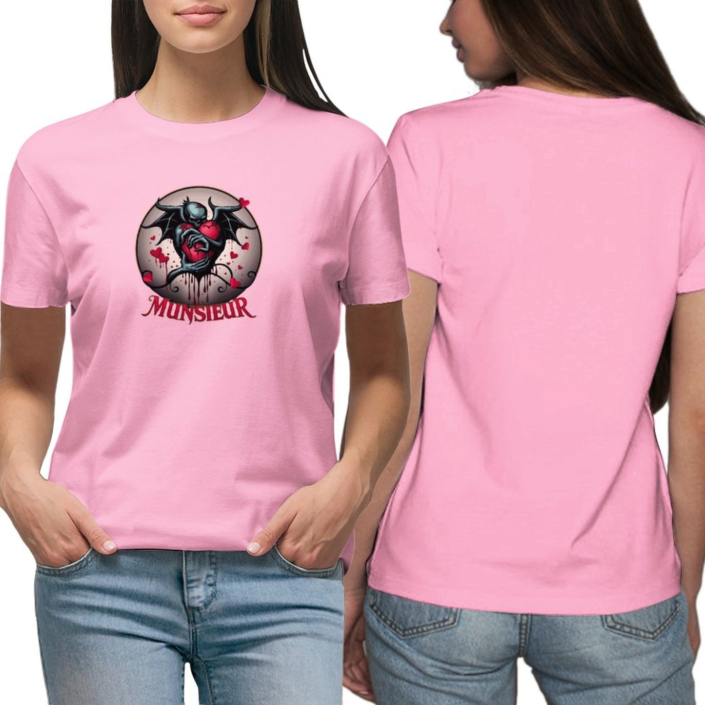 Munsieur T-Shirt for Women: Classic Simplicity with a Modern Edge for Her - Munsieur