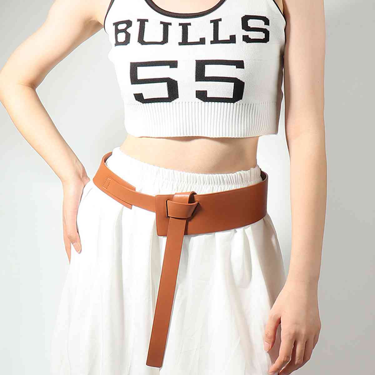 Knot Detail PU Belt - Munsieur