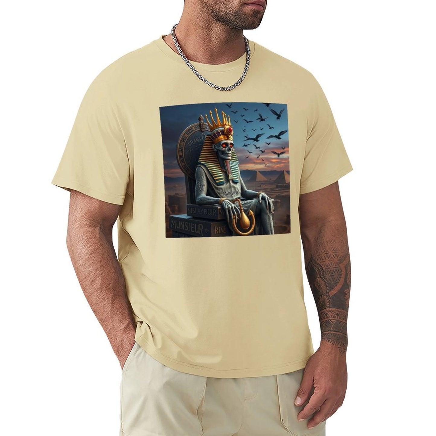 Munsieur Pharaoh's Reign Collection Men's Tee II (High Definition & Front Printing)