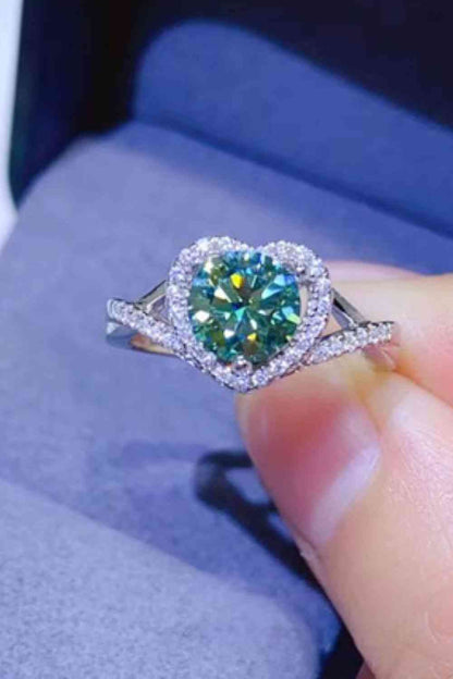 1 Carat Moissanite 925 Sterling Silver Ring - Munsieur