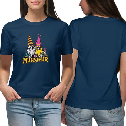 Munsieur Women's Designer T-shirt "Gnomies" Streetwear for Her