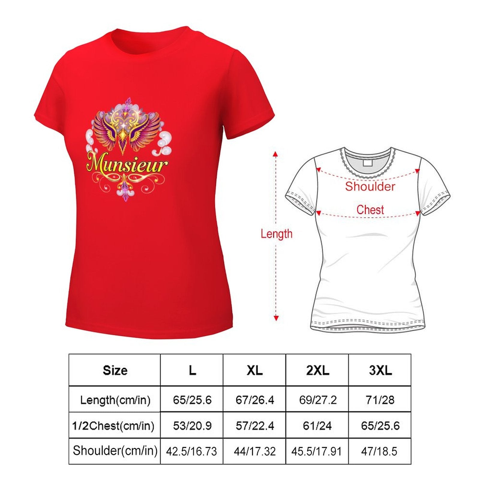 Munsieur T-Shirt for Women: Chic, Comfortable, and Timeless for Her - Munsieur