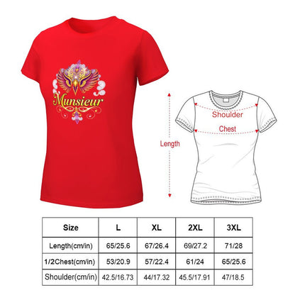 Munsieur T-Shirt for Women: Chic, Comfortable, and Timeless for Her - Munsieur