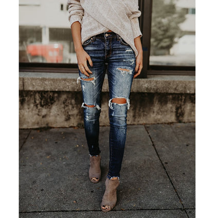 Women's Jeans, Mid-Rise Spring Fashion Jeans