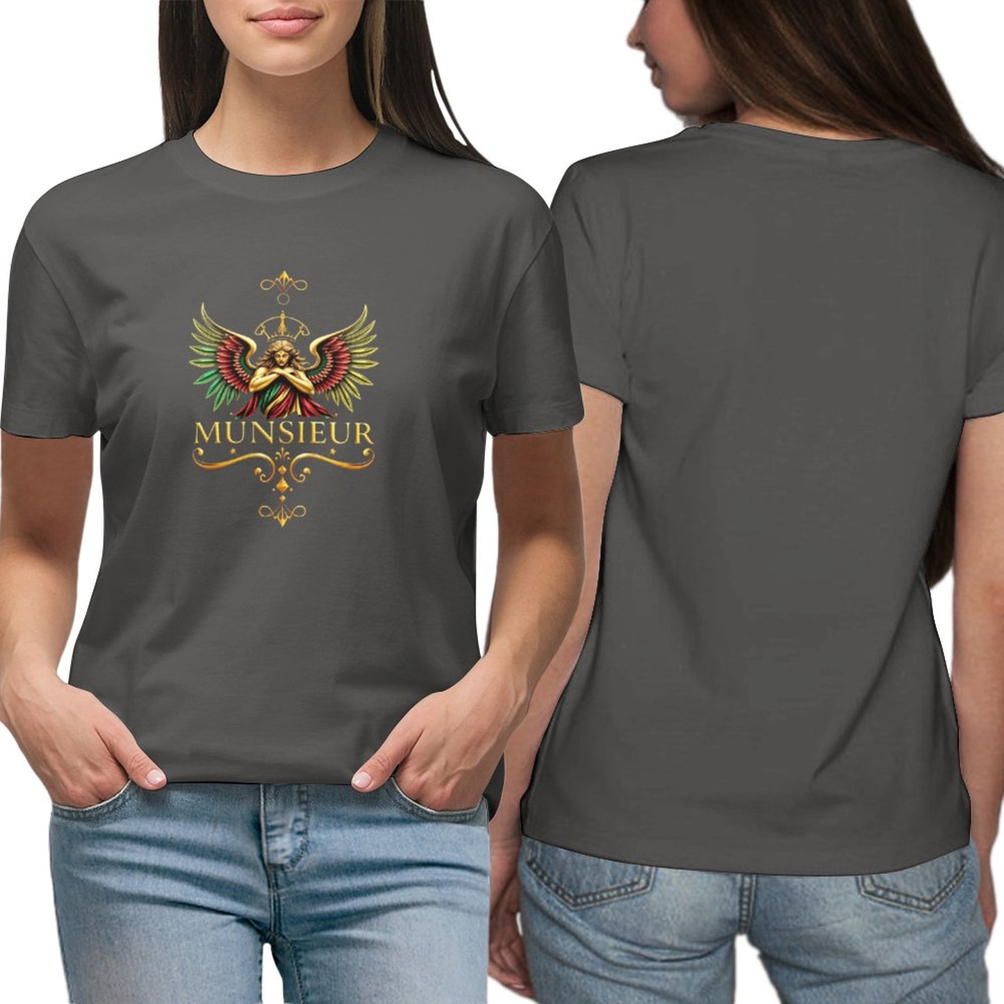 Munsieur Women's Timeless Style with Munsieur Premium Women's T-Shirts - Munsieur