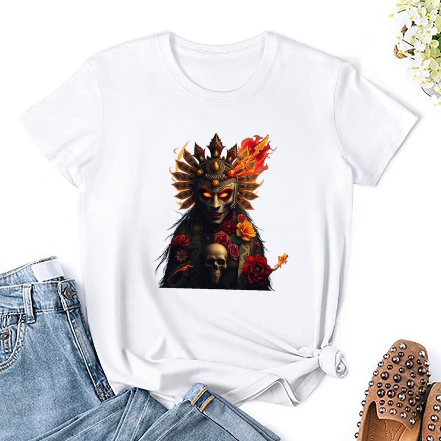 Lost Tribe of Munsieur T-Shirt for Women "Queen Isis" (High Definition & Front Printing)