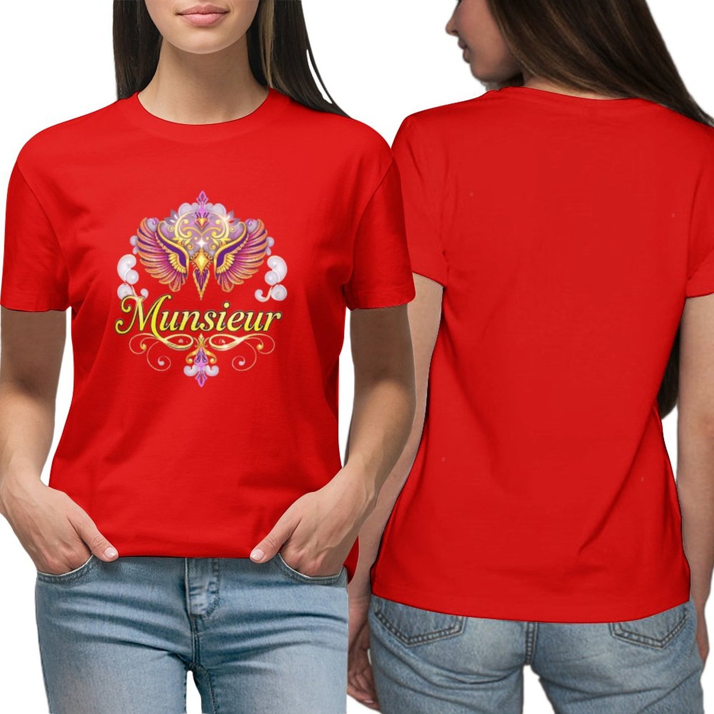 Munsieur T-Shirt for Women: Chic, Comfortable, and Timeless for Her - Munsieur