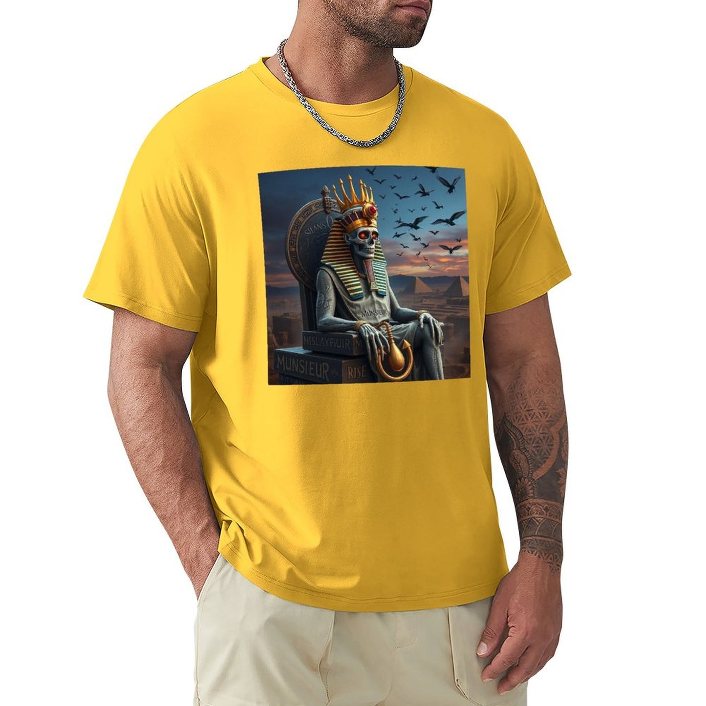 Munsieur Pharaoh's Reign Collection Men's Tee II (High Definition & Front Printing)
