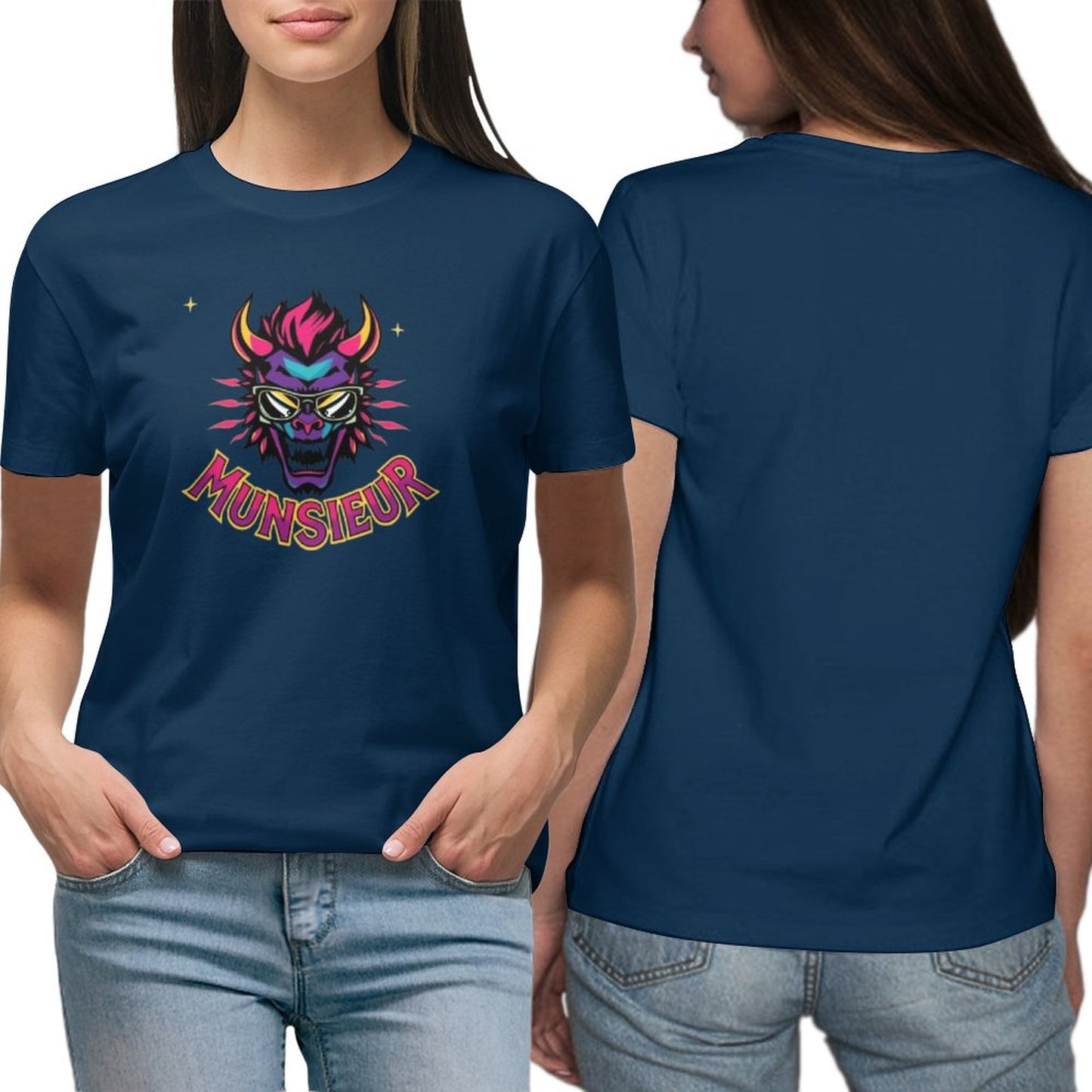 Munsieur Women's T-shirt "Meanie" Graphic T-shirt for Women - Munsieur