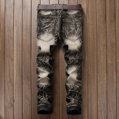 Men's Versatile Fashionable And Comfortable Embroidered Pants