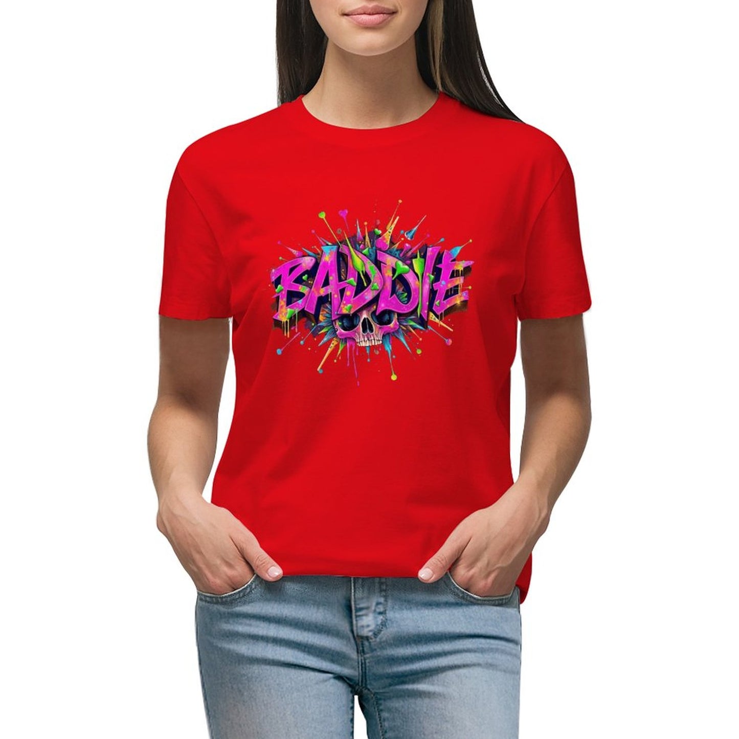 T-shirt for Women "Baddie" Streetwear Crown Co. 👑
