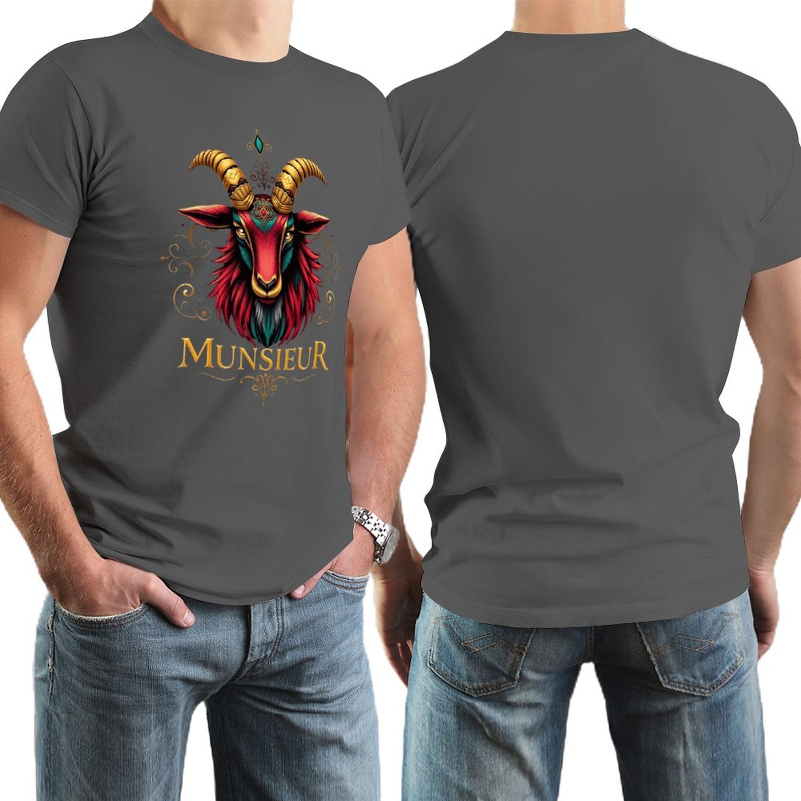 *Sale** Men's Munsieur Tee "Icon Billy" Designer Streetwear Fashion