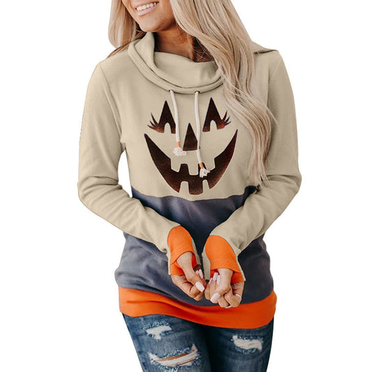 Halloween Pattern Sweater for Women