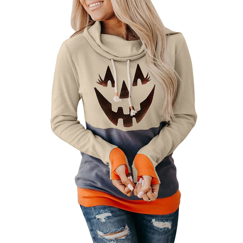 Halloween Pattern Sweater for Women