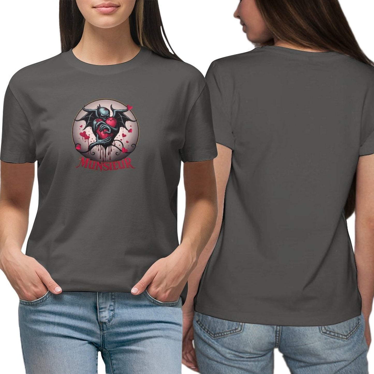 Munsieur T-Shirt for Women: Classic Simplicity with a Modern Edge for Her - Munsieur