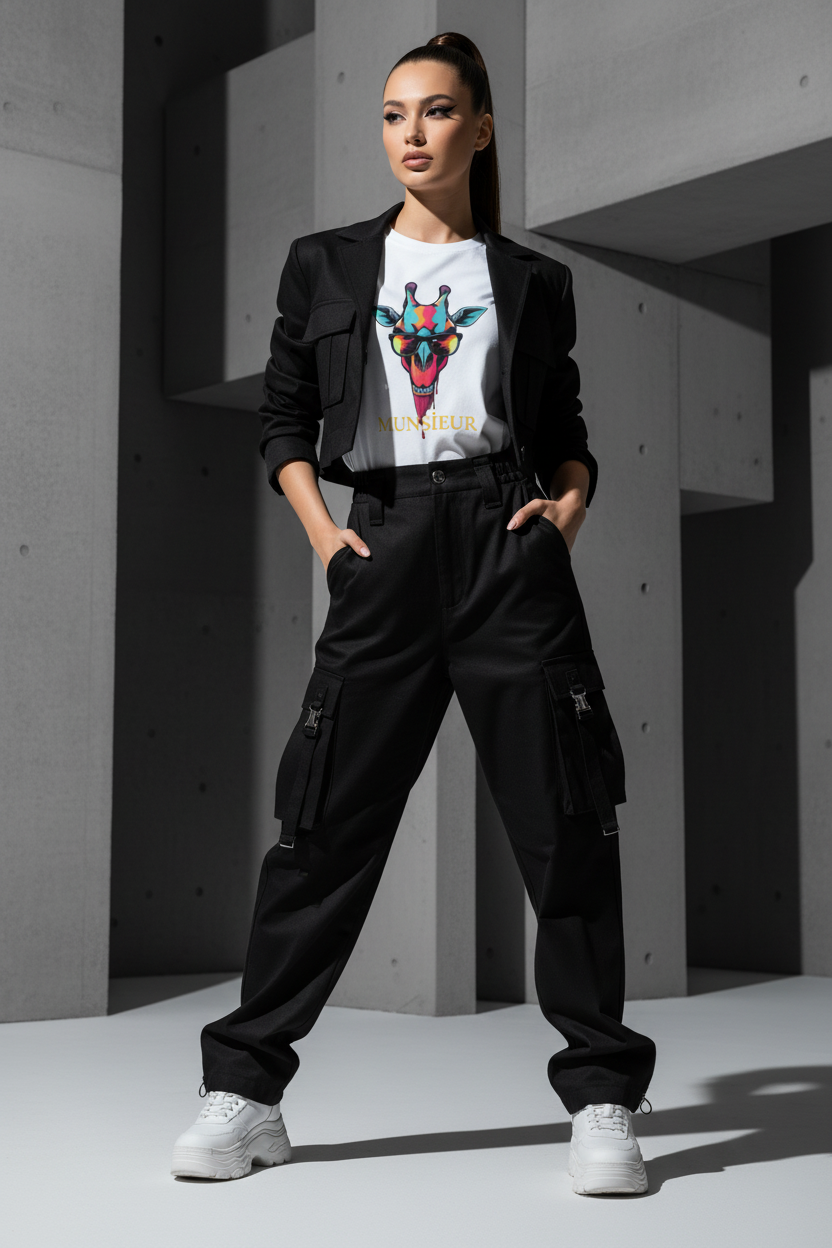 Munsieur T-Shirt for Women: Perfectly Tailored for Modern Confidence for Her