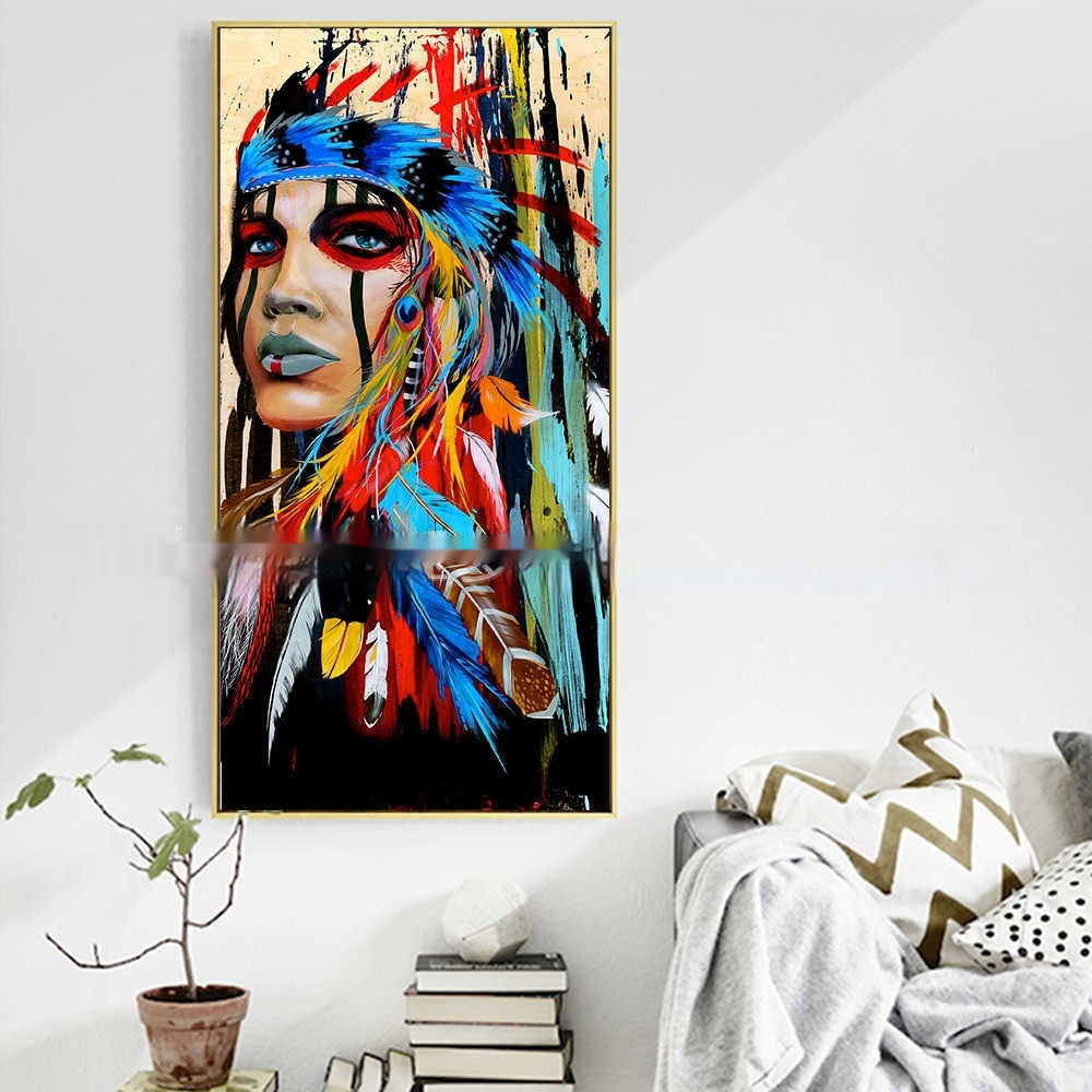 Canvas Home Art Airbrushed Painting For Decoration