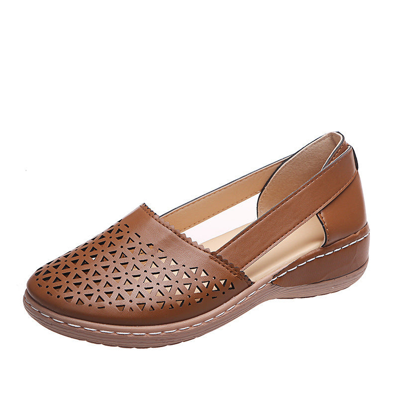 Round Toe Cross-border Large Size Flats Women's