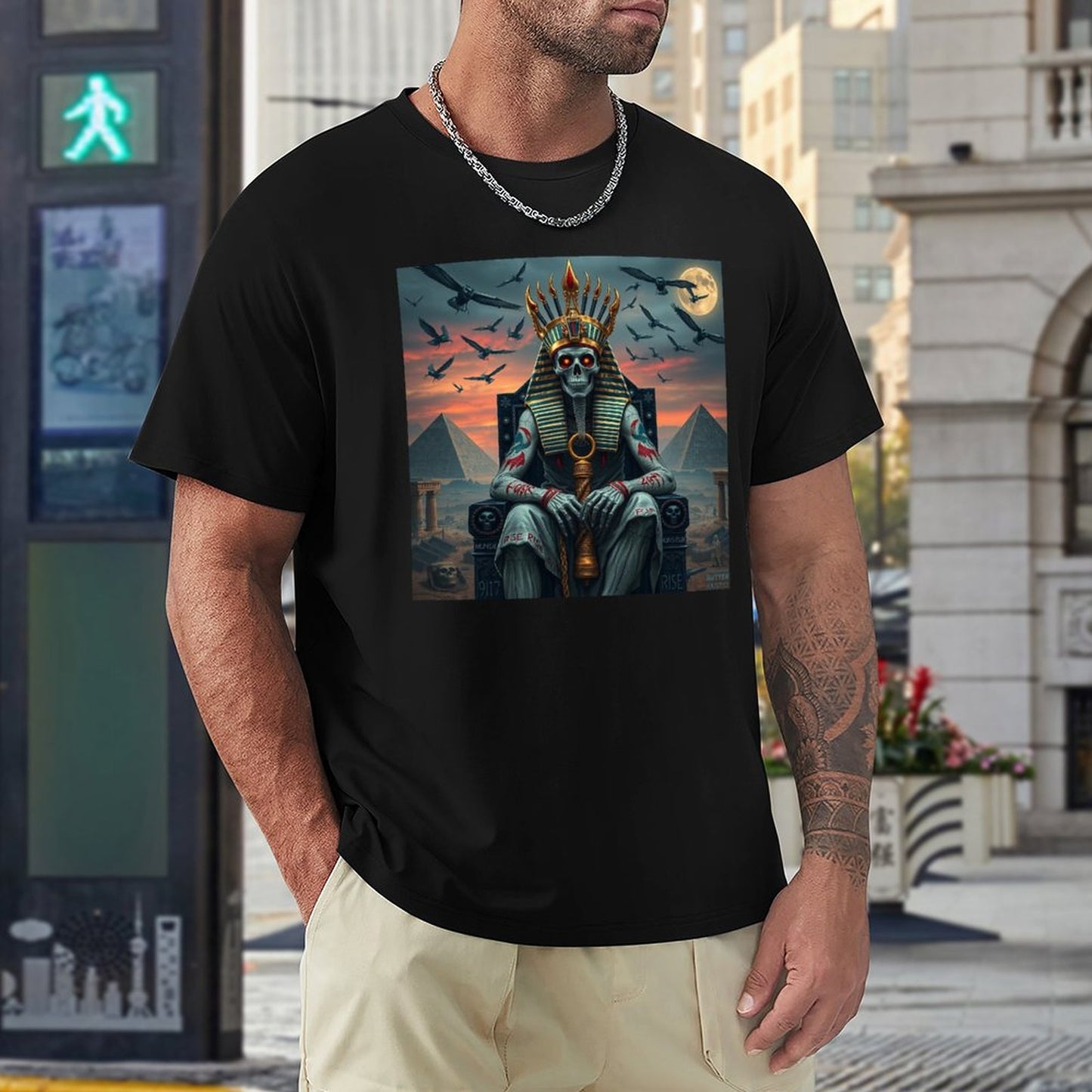 Munsieur Pharaoh's Reign Collection Men's Tee (High Definition & Front Printing)