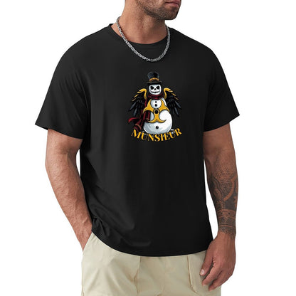 Men's Munsieur Christmas Tee Design "Atomic Snow"