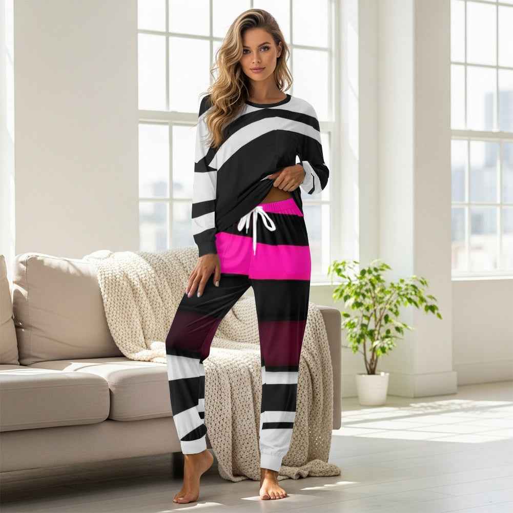 Women's drawstring pajamas set