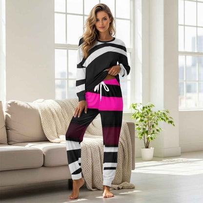Women's drawstring pajamas set