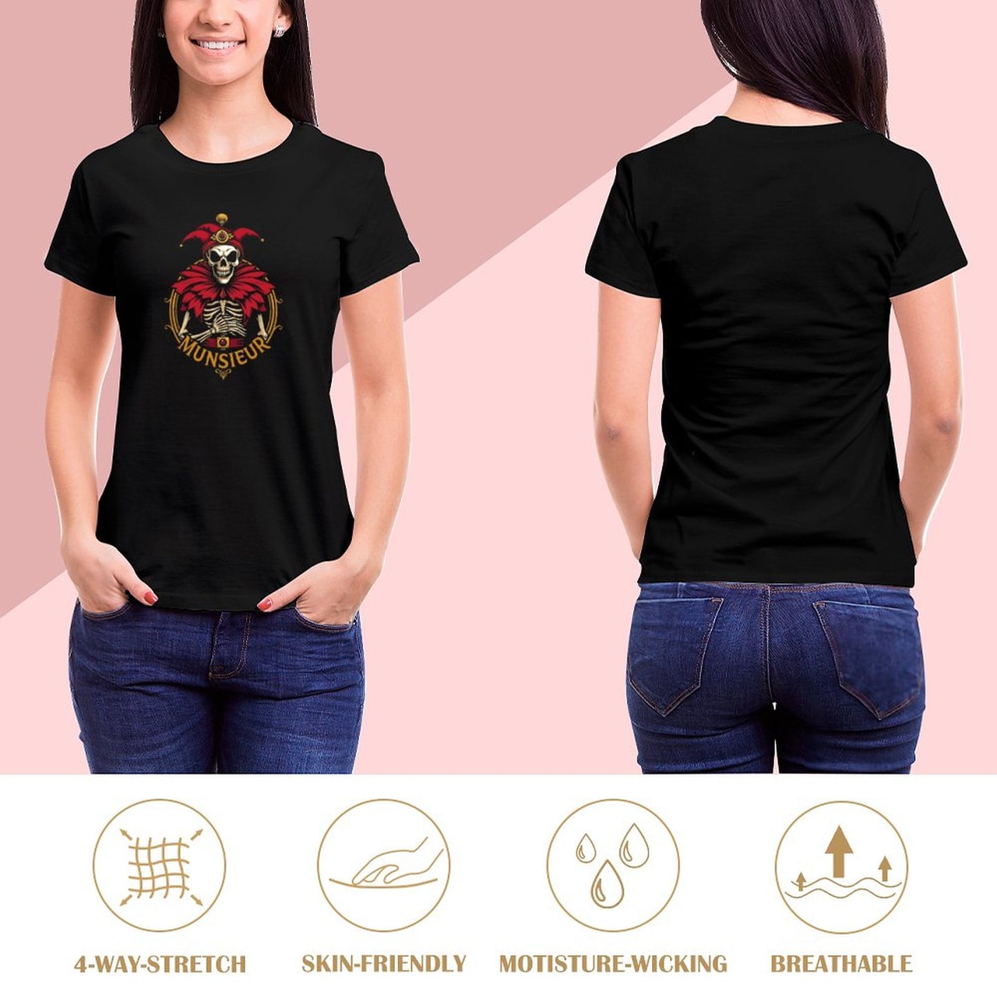Munsieur Premium Women's T-Shirts: Elevate Casual Wear with Luxe Quality for Her - Munsieur
