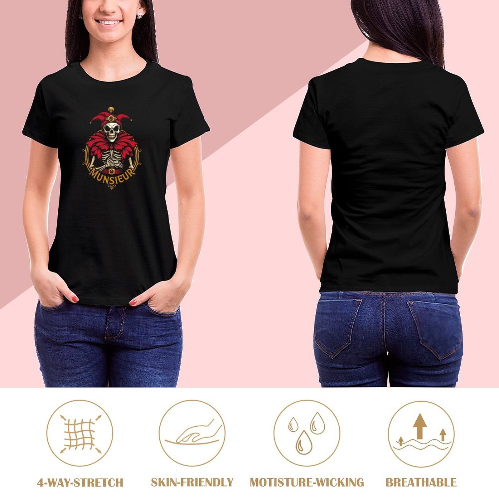Munsieur Premium Women's T-Shirts: Elevate Casual Wear with Luxe Quality for Her - Munsieur