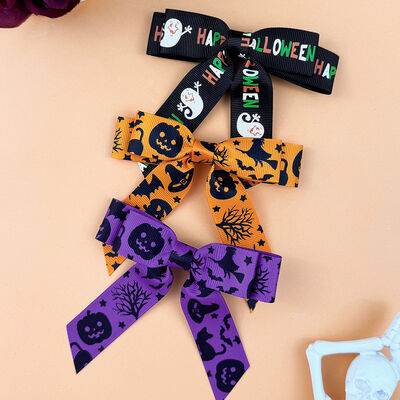 2-Piece Polyester Bow Hair Clip - Munsieur