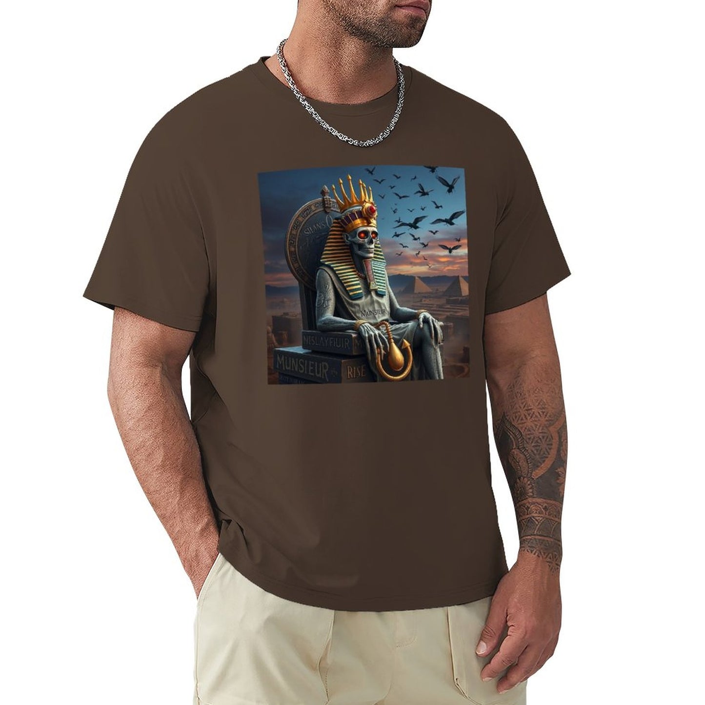 Munsieur Pharaoh's Reign Collection Men's Tee II (High Definition & Front Printing)