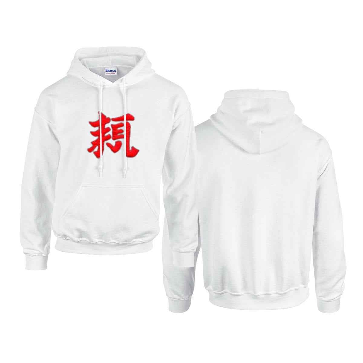 MUNSIEUR Men's Hoodie "The M" Printed in USA |Gildan 18500 Double DTF