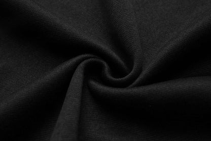 Irregular Black Punk Hoodie | Sheep Head Moon Print | MUNSIEUR