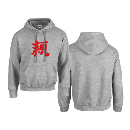 MUNSIEUR Men's Hoodie "The M" Printed in USA |Gildan 18500 Double DTF