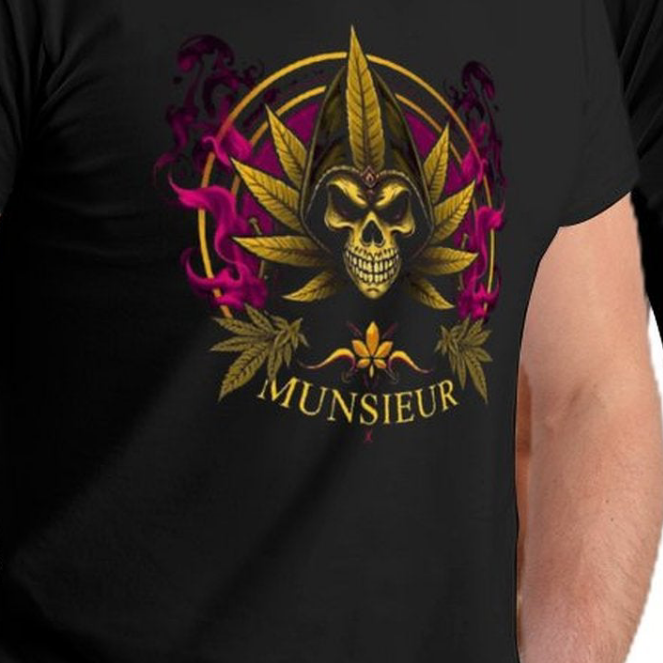 Munsieur 420 Collection "Out The Smoke" Tee for Men