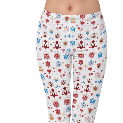 Munsieur Luxury Urban Fashion Leggings with Bold Pattern