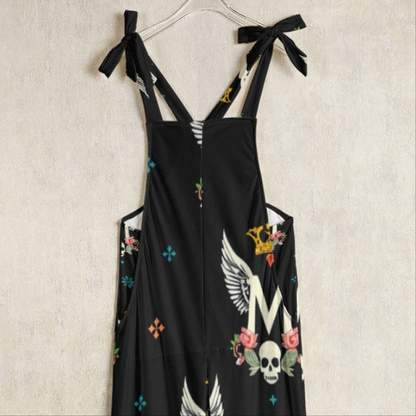 Munsieur Luxury All-Over Print Jumpsuit with Urban Style