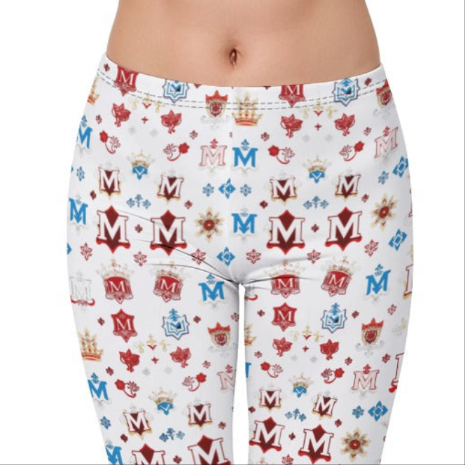 Munsieur Luxury Urban Fashion Leggings with Bold Pattern