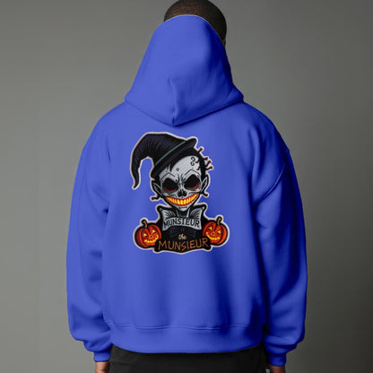 Unisex Halloween Pullover Hoodie Sweater with Micro-Fleece Lining