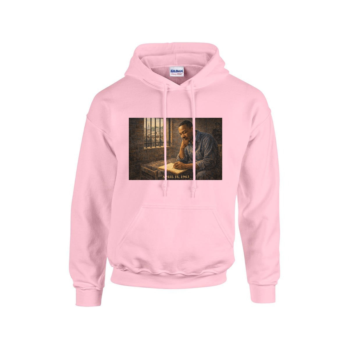 Men's MLK Hoodie "The Incarceration" - USA Printed Double Sided