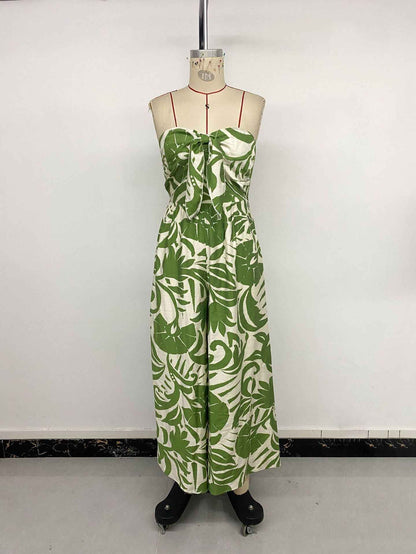 One Piece Tube Top Jumpsuit