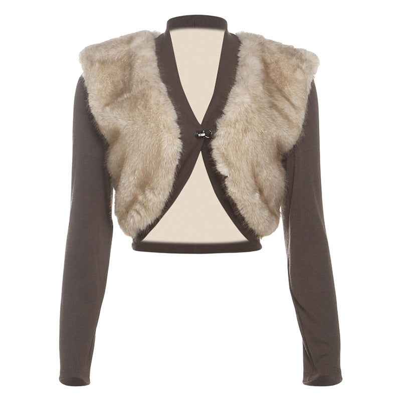 Sexy Cropped Cardigan Sweater