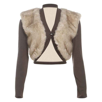 Sexy Cropped Cardigan Sweater
