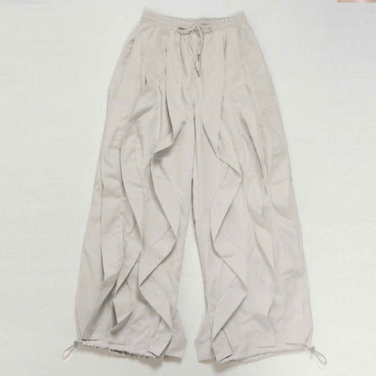 Elegant Office Workwear Stitching Lace Bloomers Banded Sweats Jeans