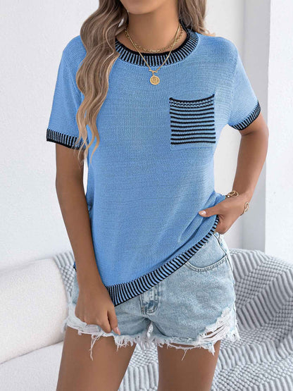 Striped Pocket T-shirt