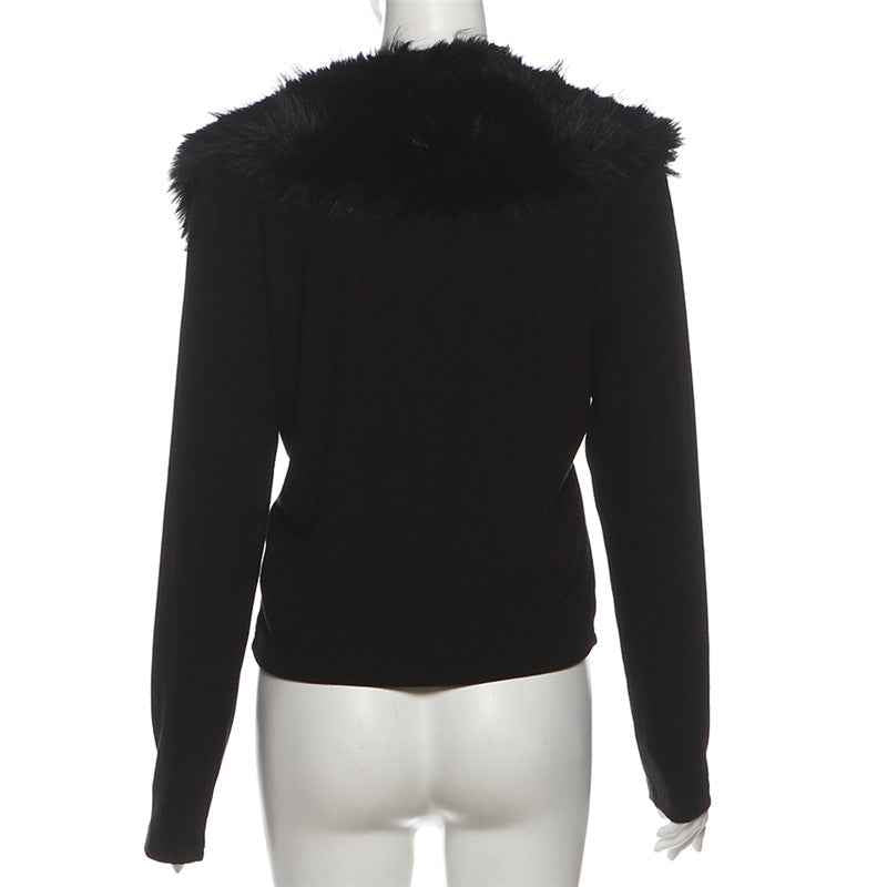 Furry Cardigan Jacket for Women
