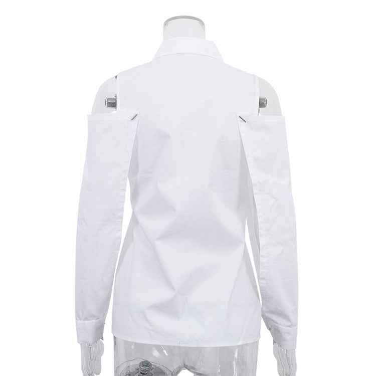 Women's Detachable Long Sleeve Blouse