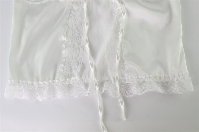 French Sling Pajamas Lace Sleepwear